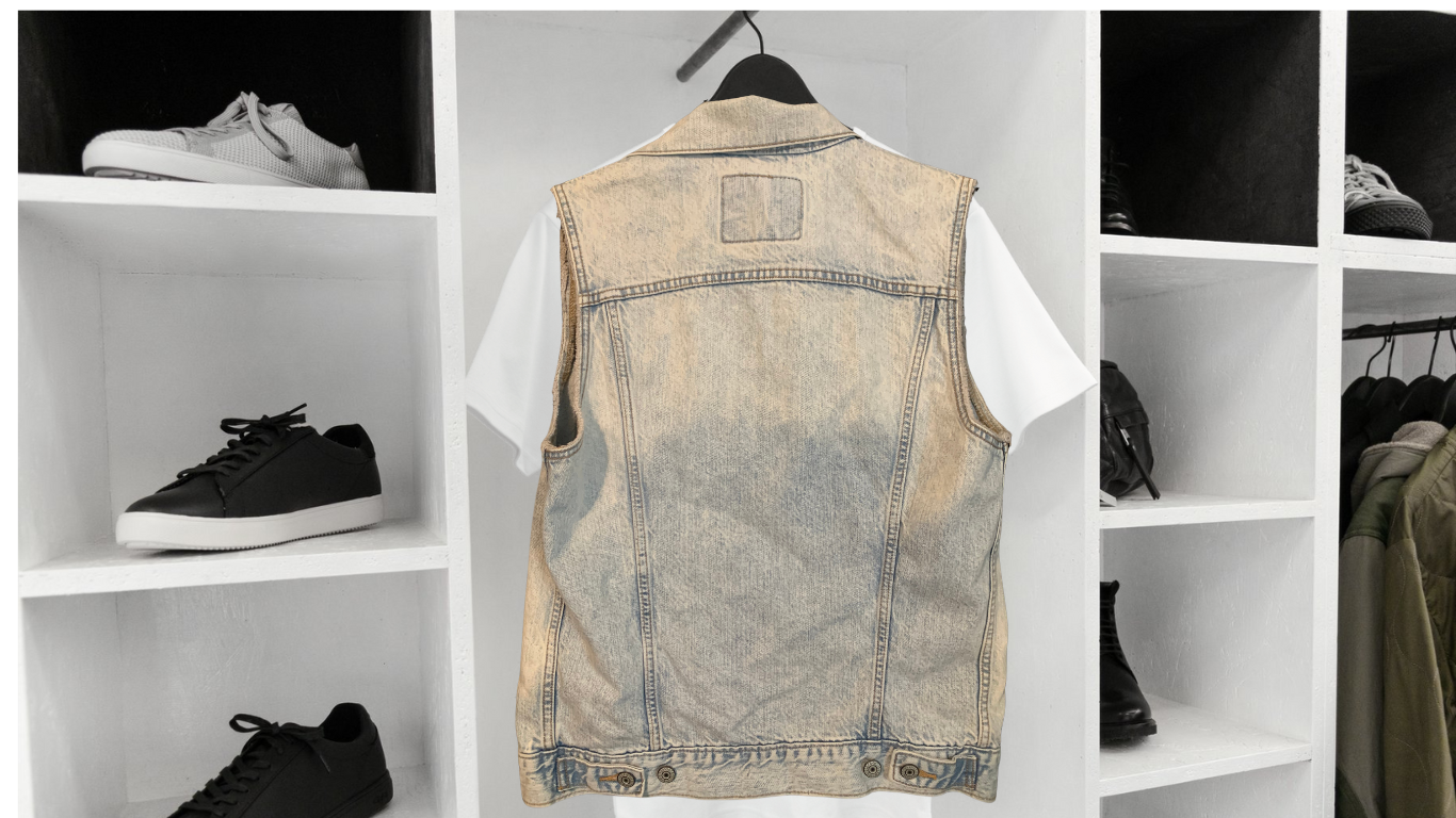 Levi Strauss Trucker Vest; S/M
