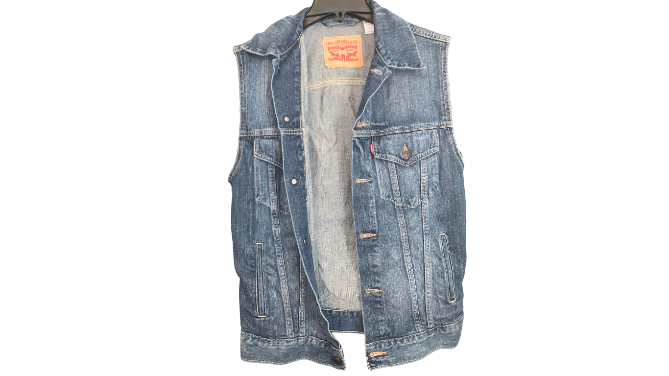 Levi Strauss Trucker Vest, Kentucky Blue; S/M