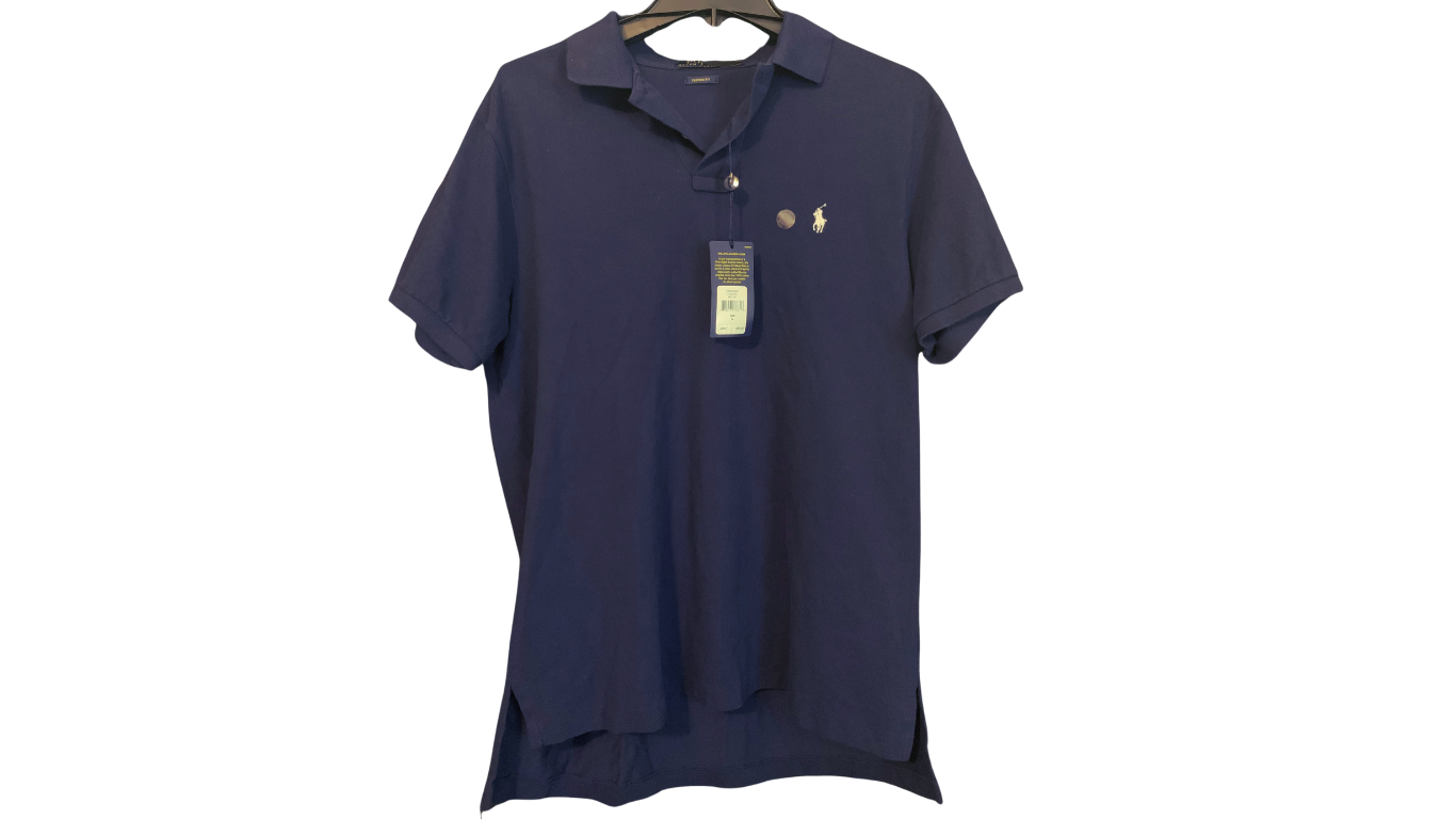 Men's Ralph Lauren Custom Fit Mesh Shirt; L