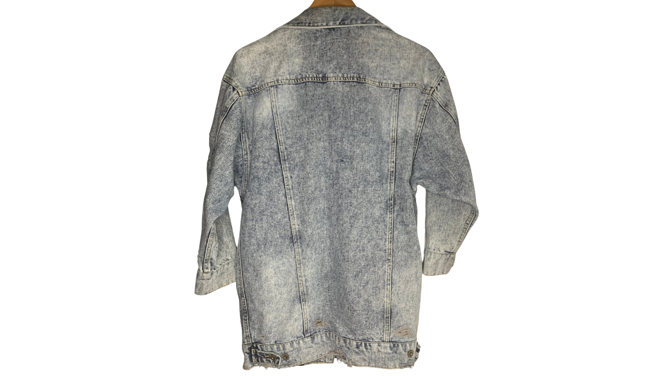 HWY Jean Vintage Wash Denim Jacket, S