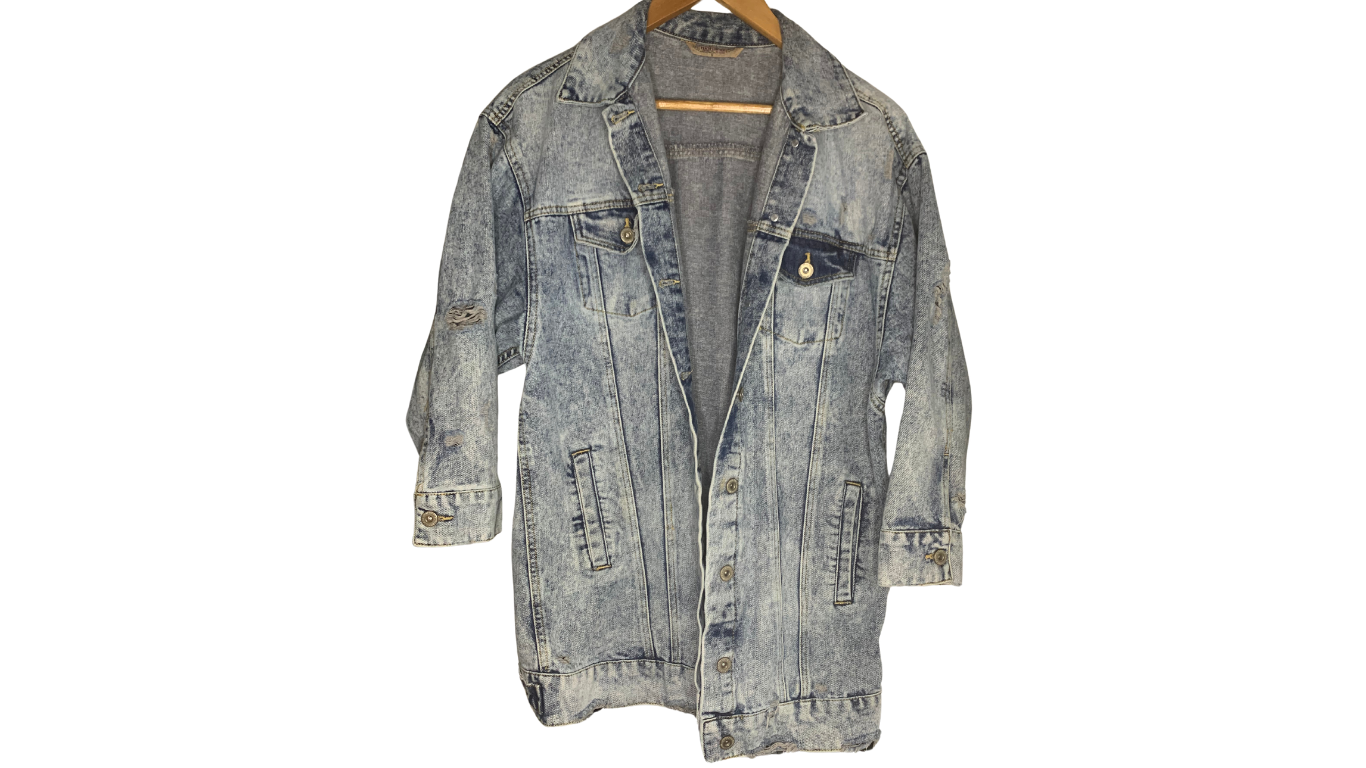 HWY Jean Vintage Wash Denim Jacket, S