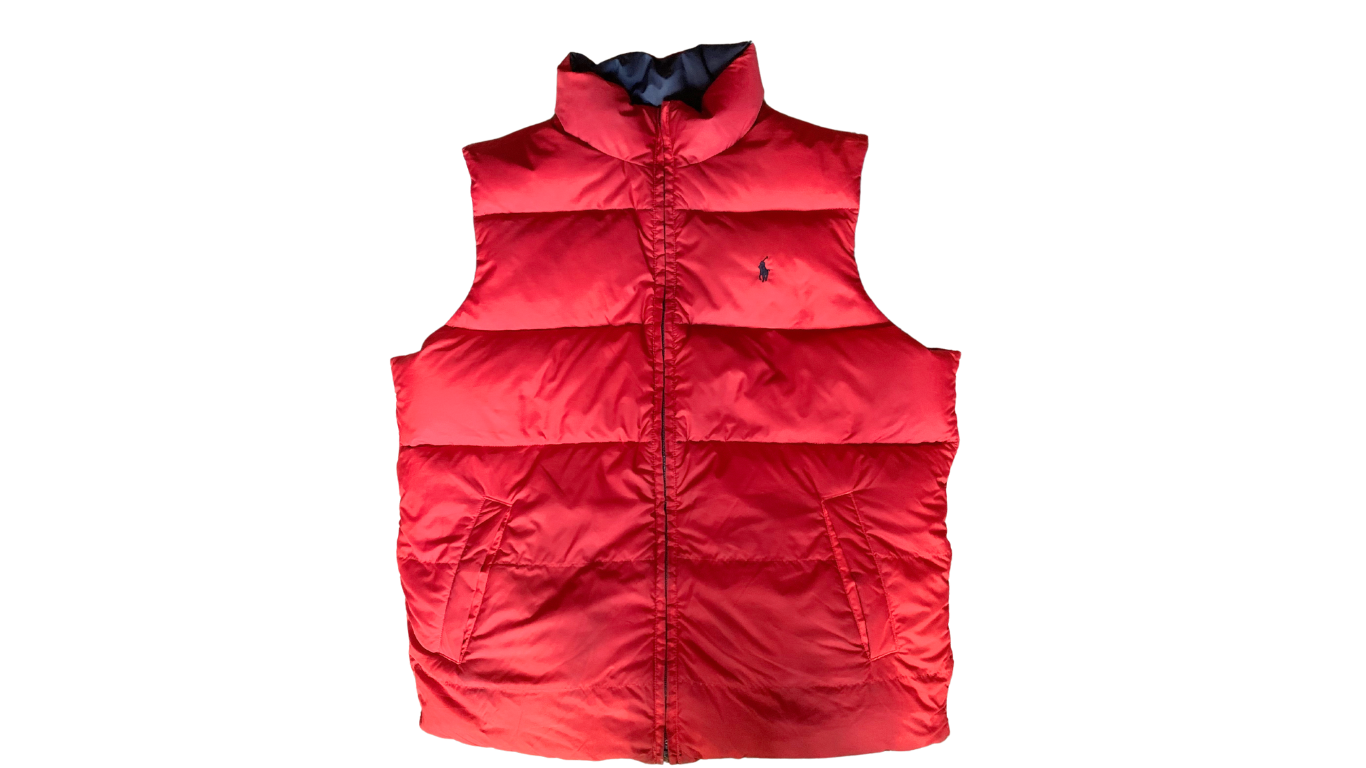 Ralph Lauren Men’s Reversible Quilted Vest; L