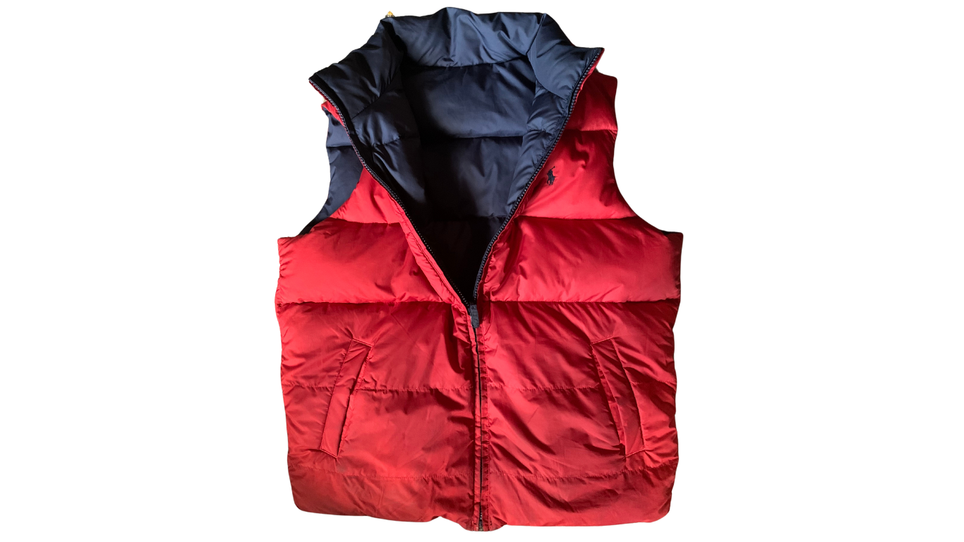 Ralph Lauren Men’s Reversible Quilted Vest; L