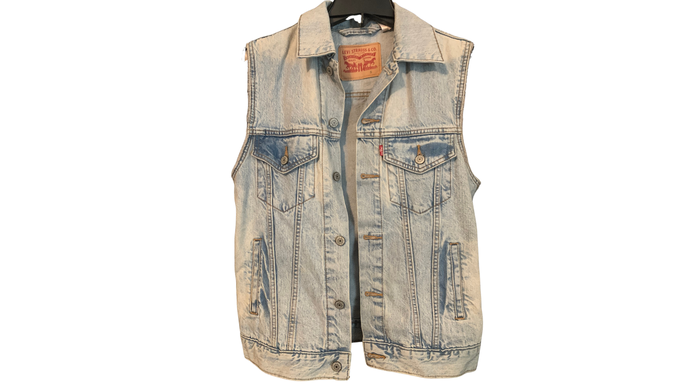 Levi Strauss Trucker Vest; S/M