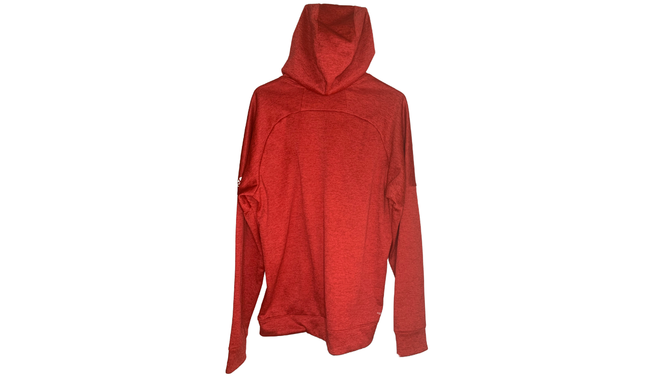 Classic Red Adidas Performance Hoodie, L