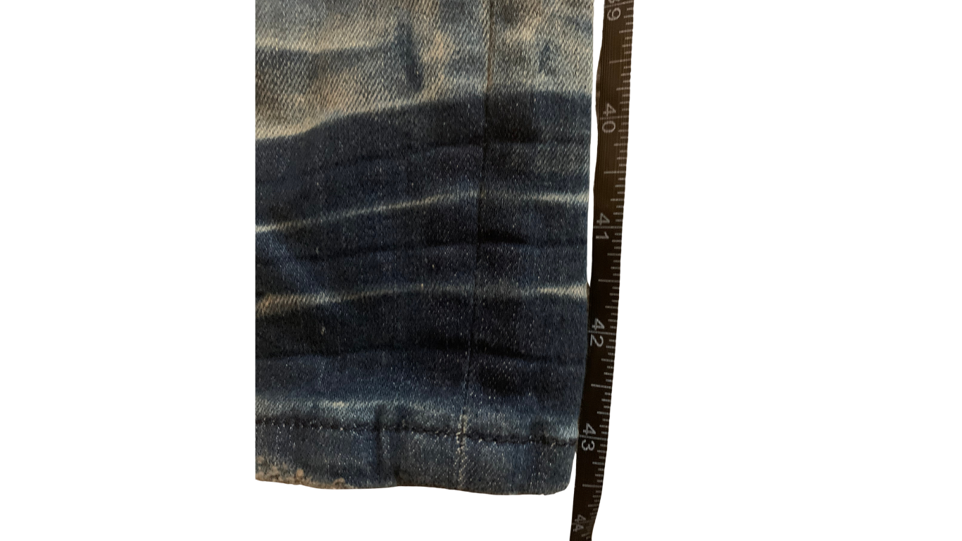 Rockstar Original Distressed Slim-Fit Men’s Denim Jeans; 34x38