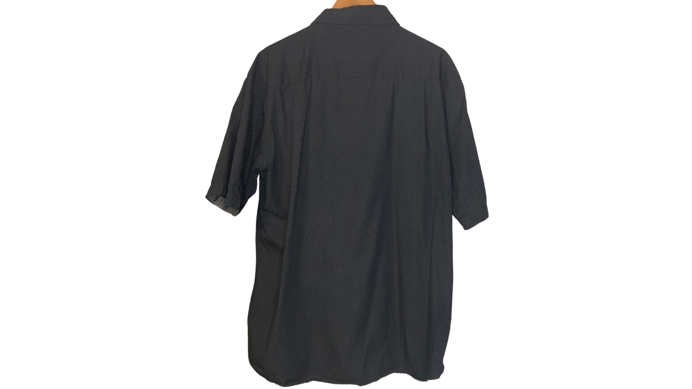 Product Title: Beverly Hills Polo Club Polka Dot Short Sleeve Shirt, 3XL