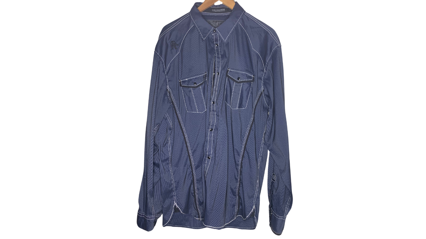 Roar Foundation Edition Western Long Sleeve Shirt, 2XL