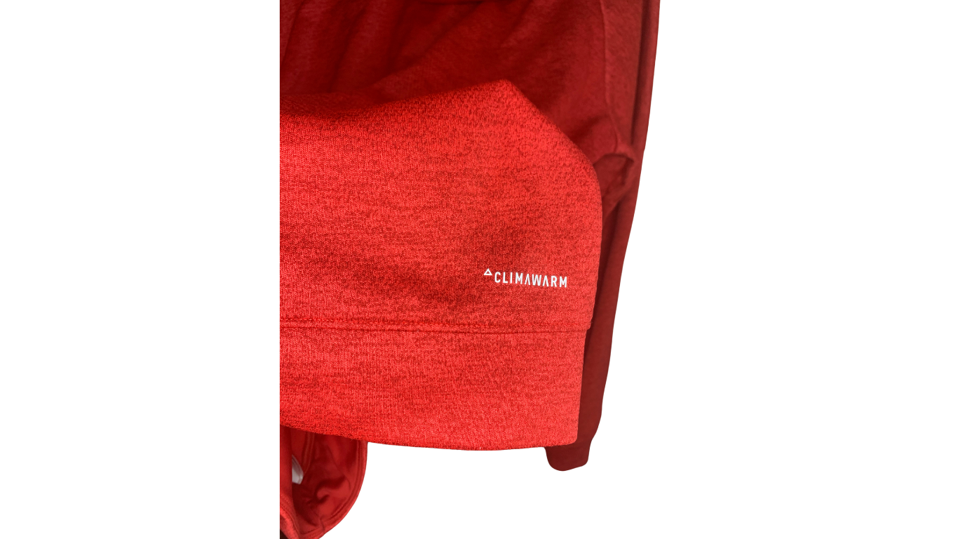 Classic Red Adidas Performance Hoodie, L