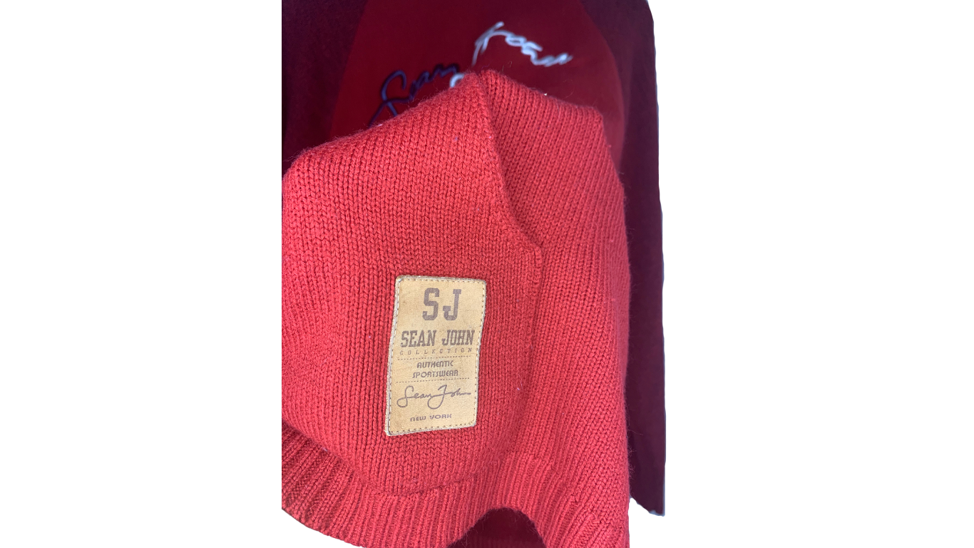 Sean John Signature Knit Sweater, XL