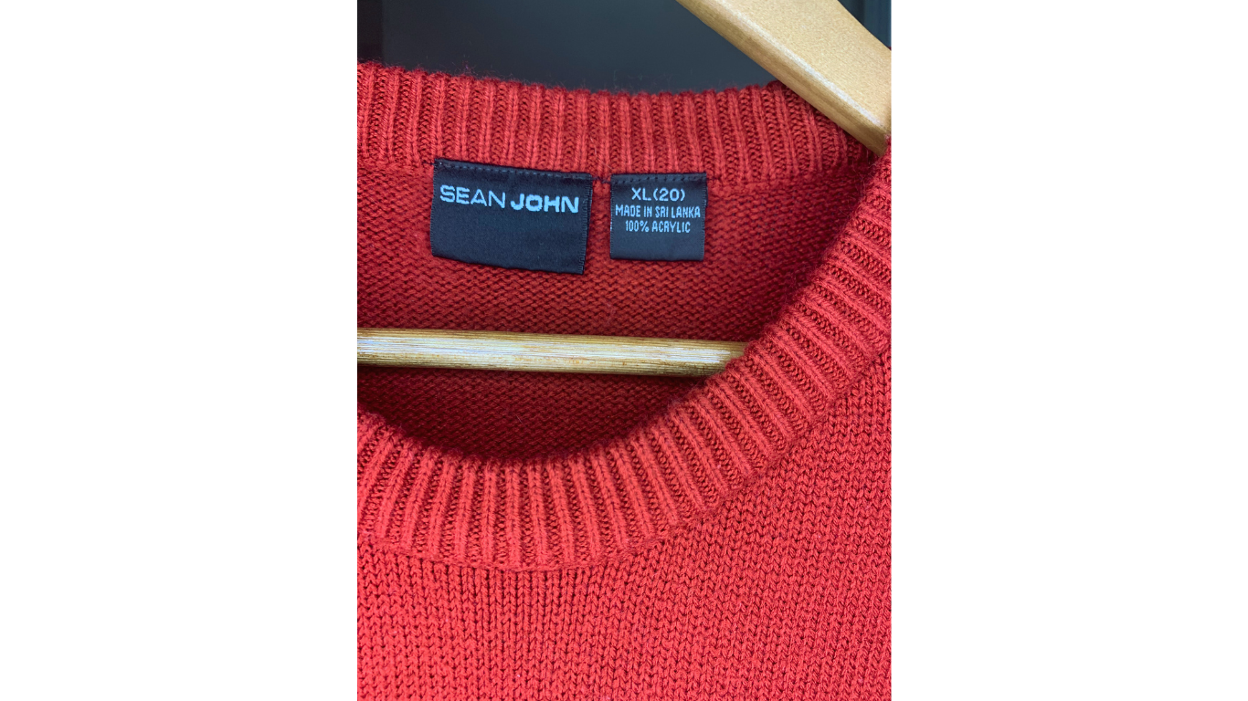 Sean John Signature Knit Sweater, XL