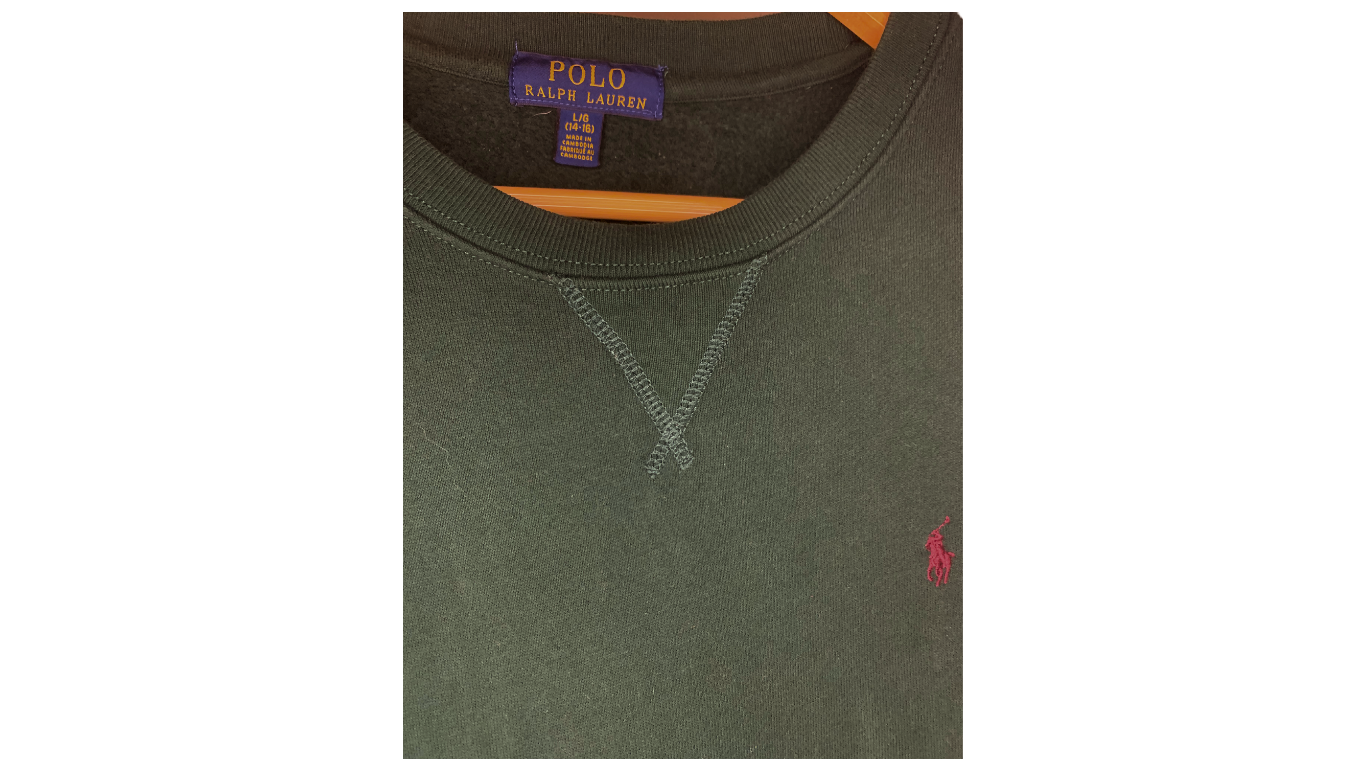 Ralph Lauren Polo Green Sweater, L