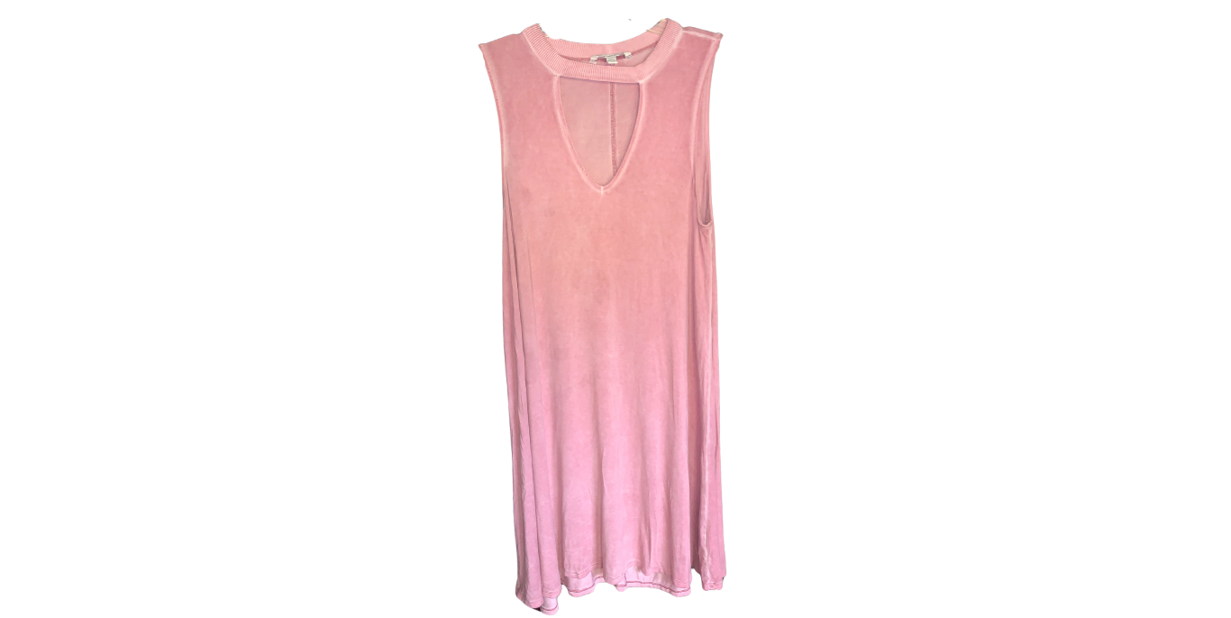 American Eagle Blush Pink Sleeveless Midi Dress, M
