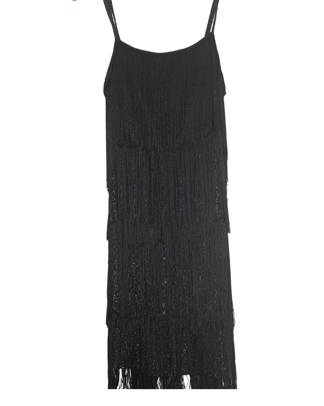 Women's Fringe Flapper Dress, L