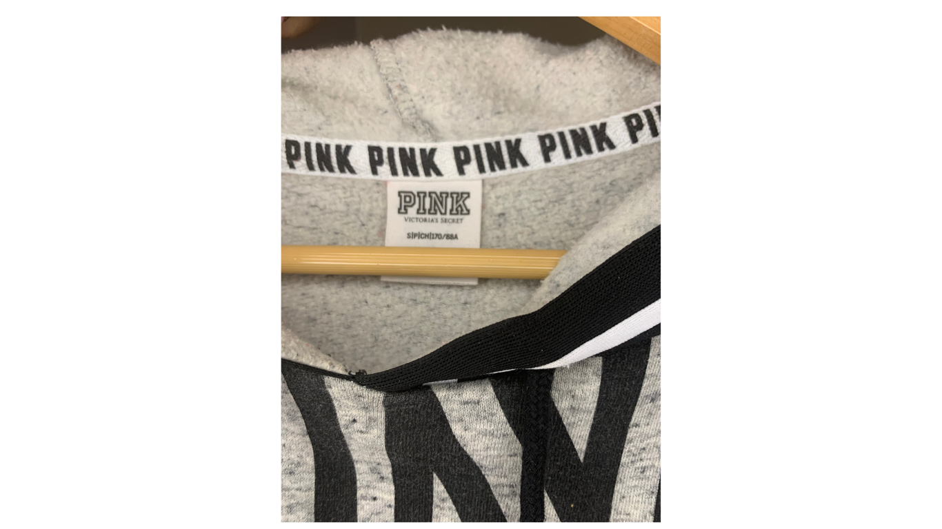 PINK by Victoria's Secret Colorblock Hoodie, S/M
