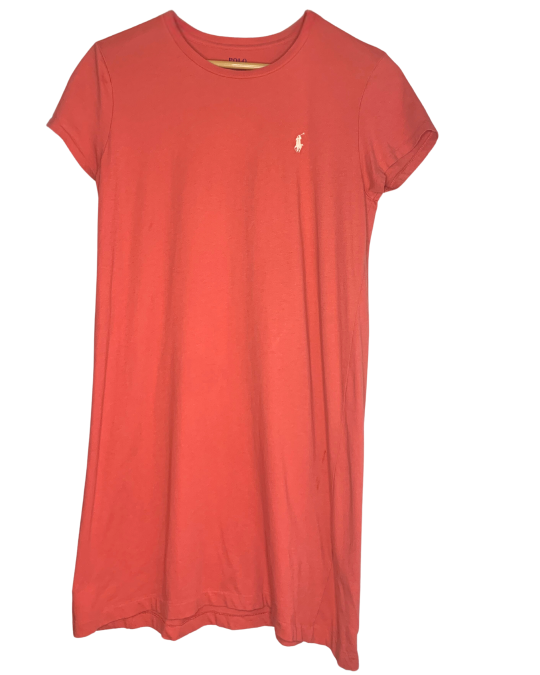 Ralph Lauren Salmon T-Shirt Dress; L