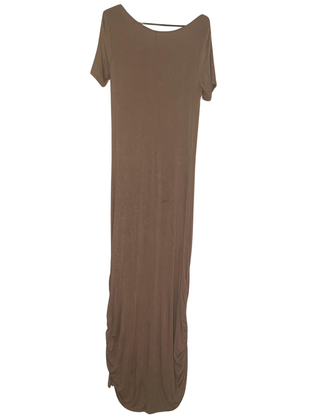 Maxi Dress with Side Ruching; TALL