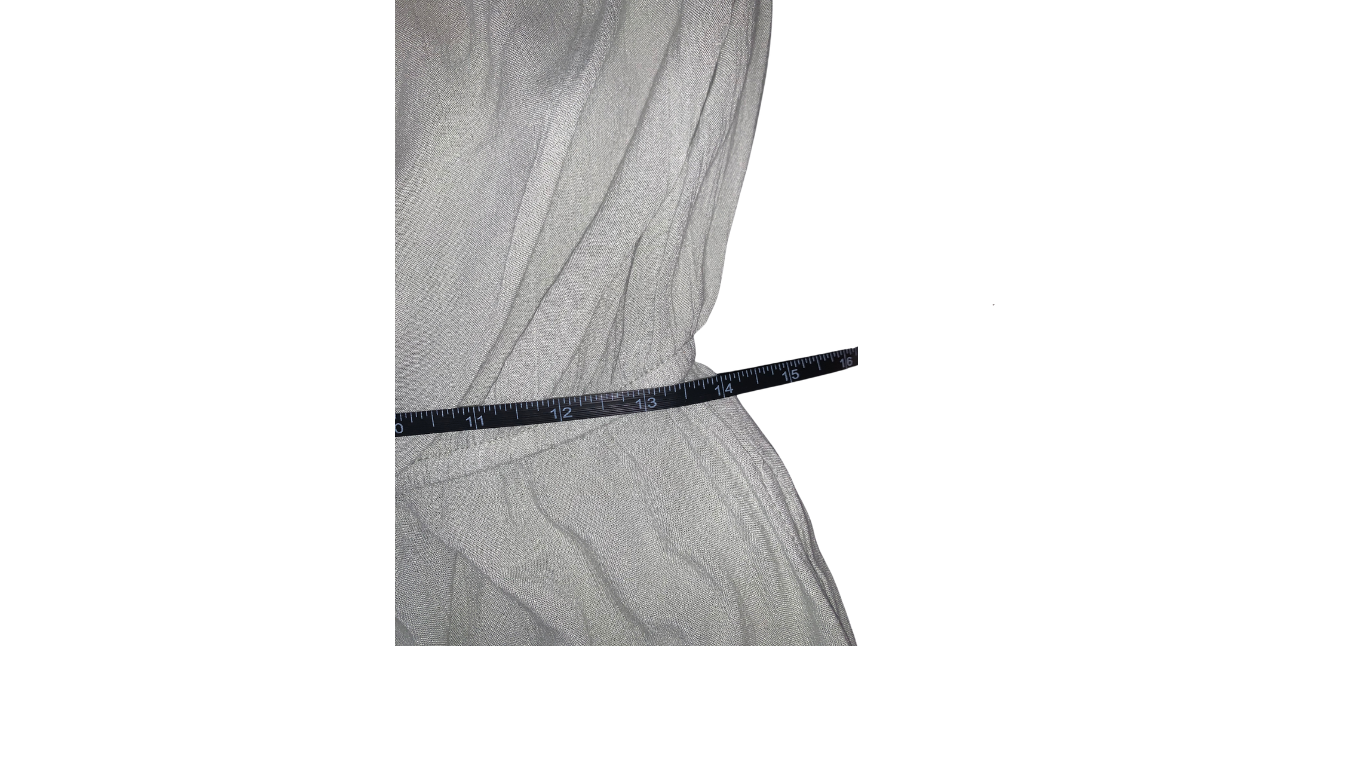 Bohemian Style Lace-Trimmed Romper; L