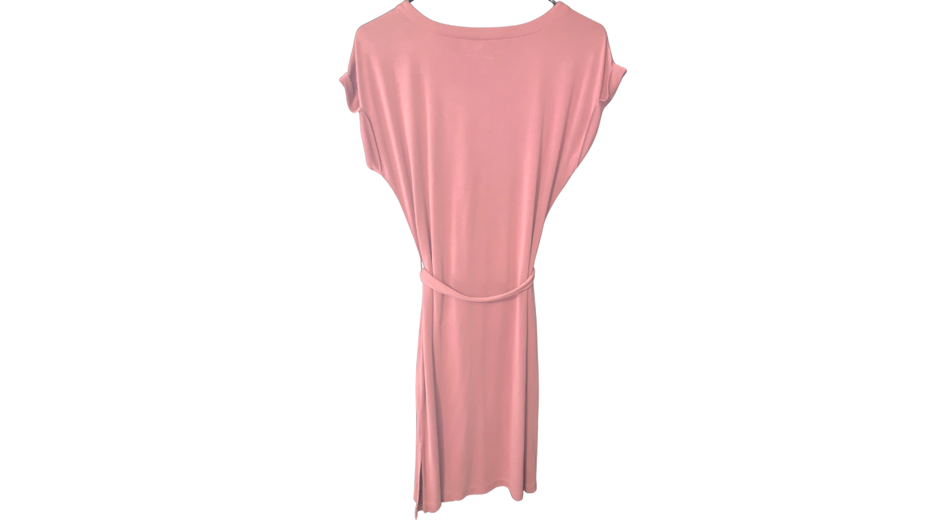 Mauve Modal Dress with Hip Tie, S/M