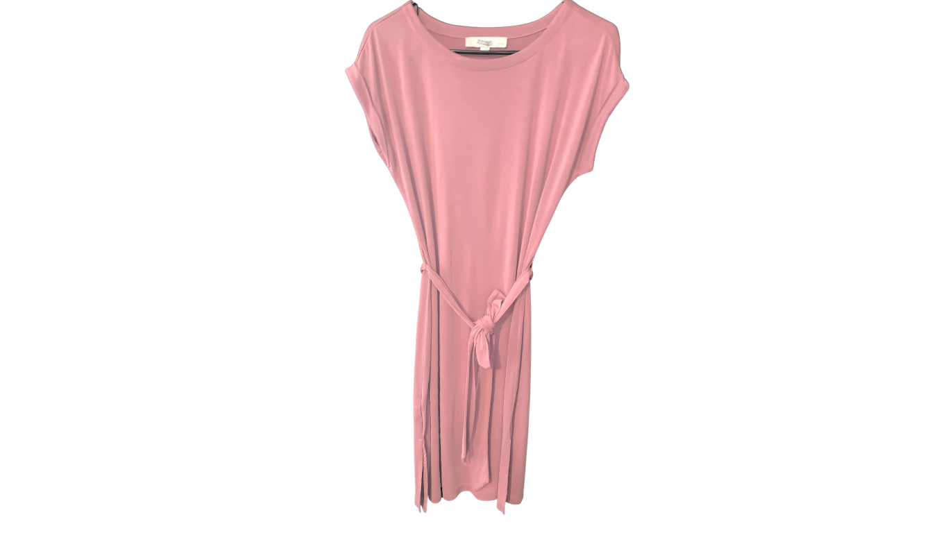 Mauve Modal Dress with Hip Tie, S/M