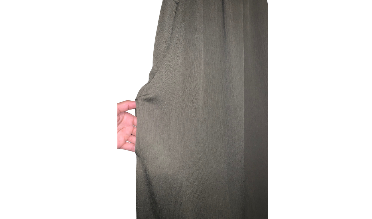 Olive Green Maxi Dress; XS