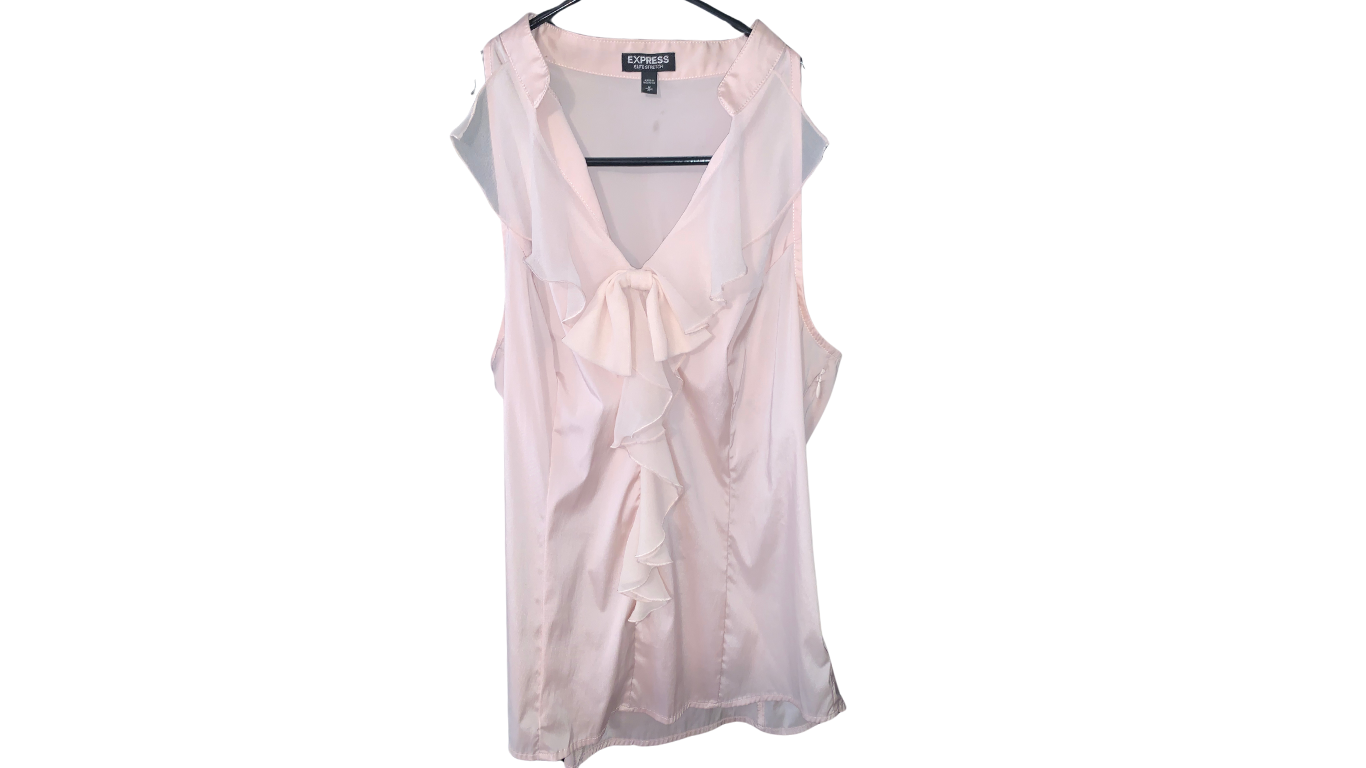 Soft Pink Tank Top; M
