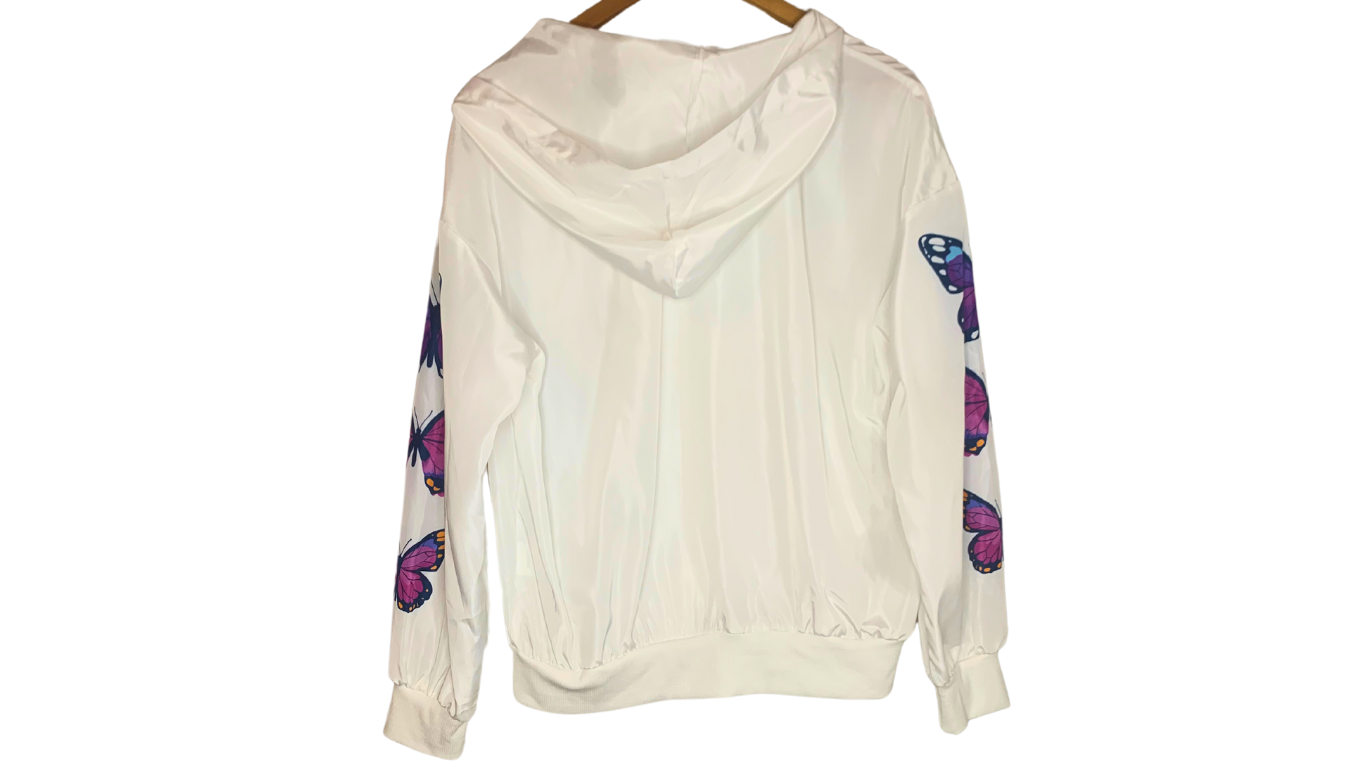 Butterfly Dreams Light Rain Jacket, XS/S