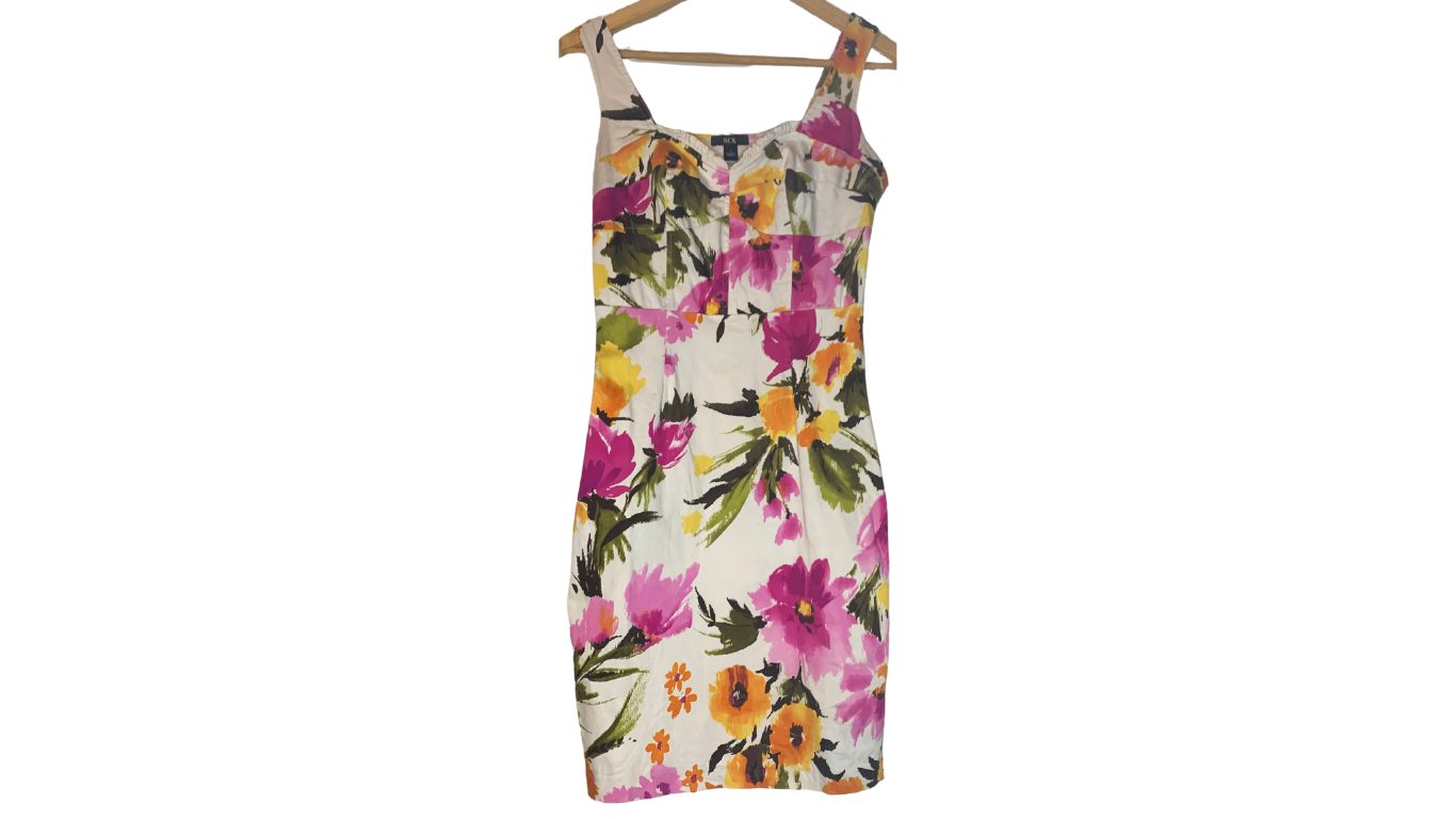 Vibrant Floral Midi Dress, 7