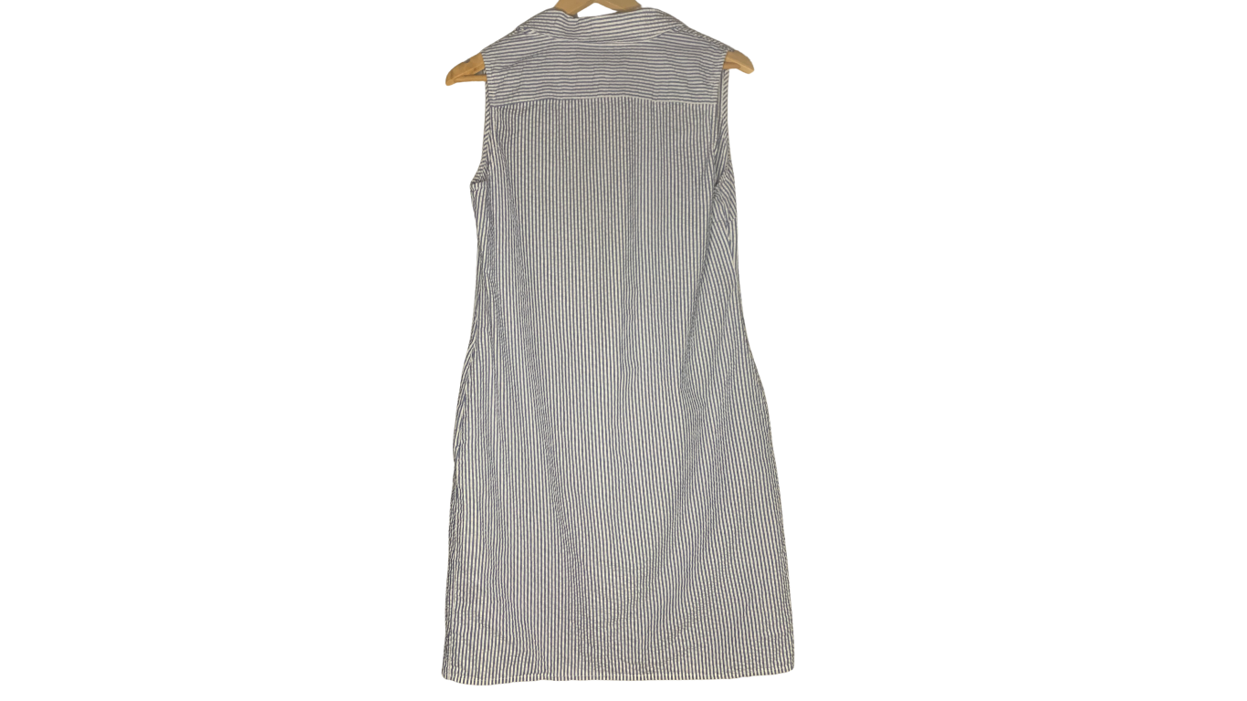 Tommy Hilfiger Classic Striped Sleeveless Shirt Dress, 8