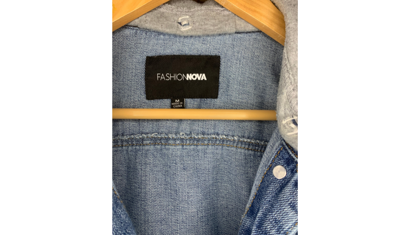 Women's Denim and Hoodie Jacket, M