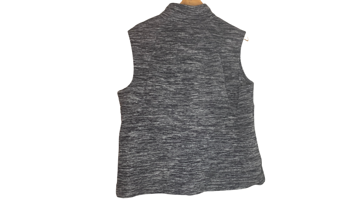 Kim Rogers Women's Sleeveless Zip-Up Vest, 1X