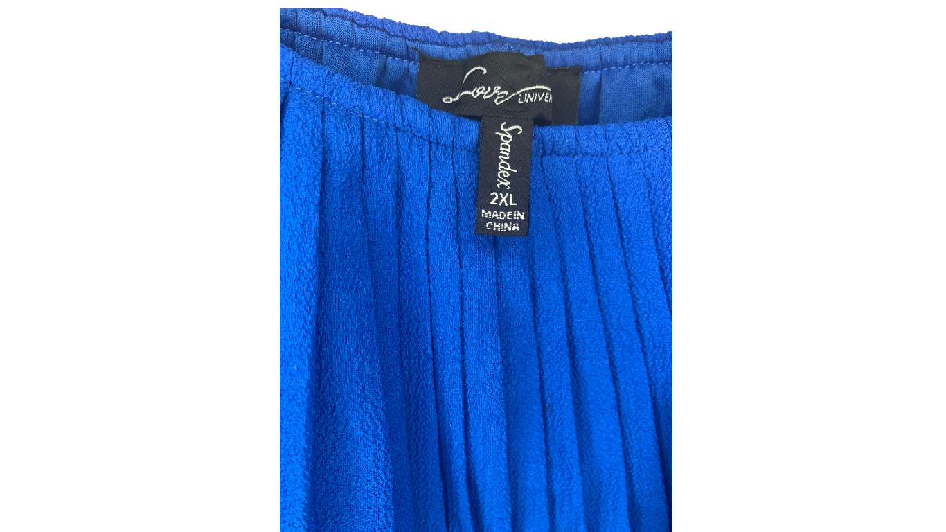 Off-the-Shoulder Ribbon Ruffle Top, 2XL