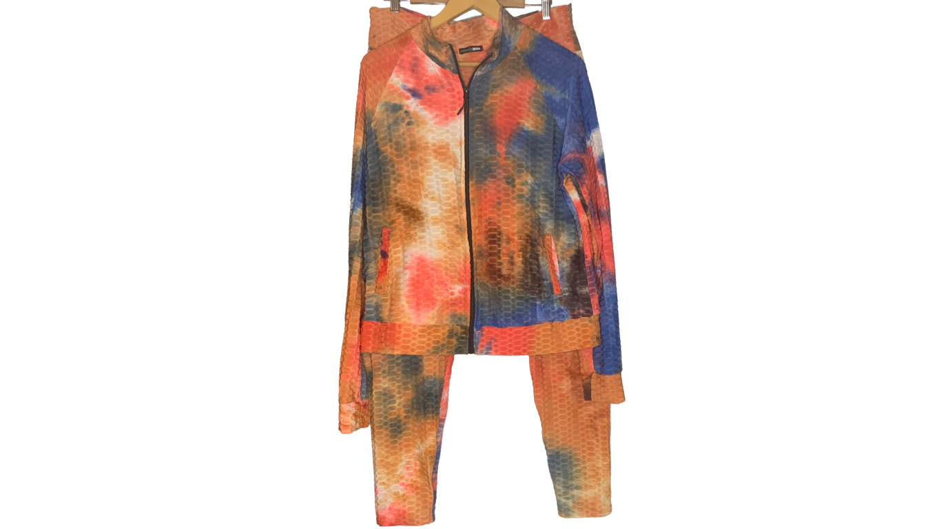 Tie-Dye Two-Piece Tracksuit, 2x