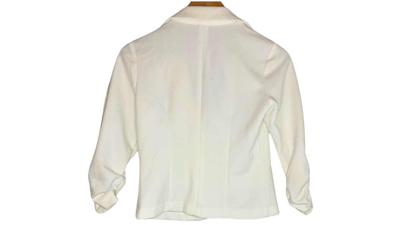 Ivory Tailored Blazer, S