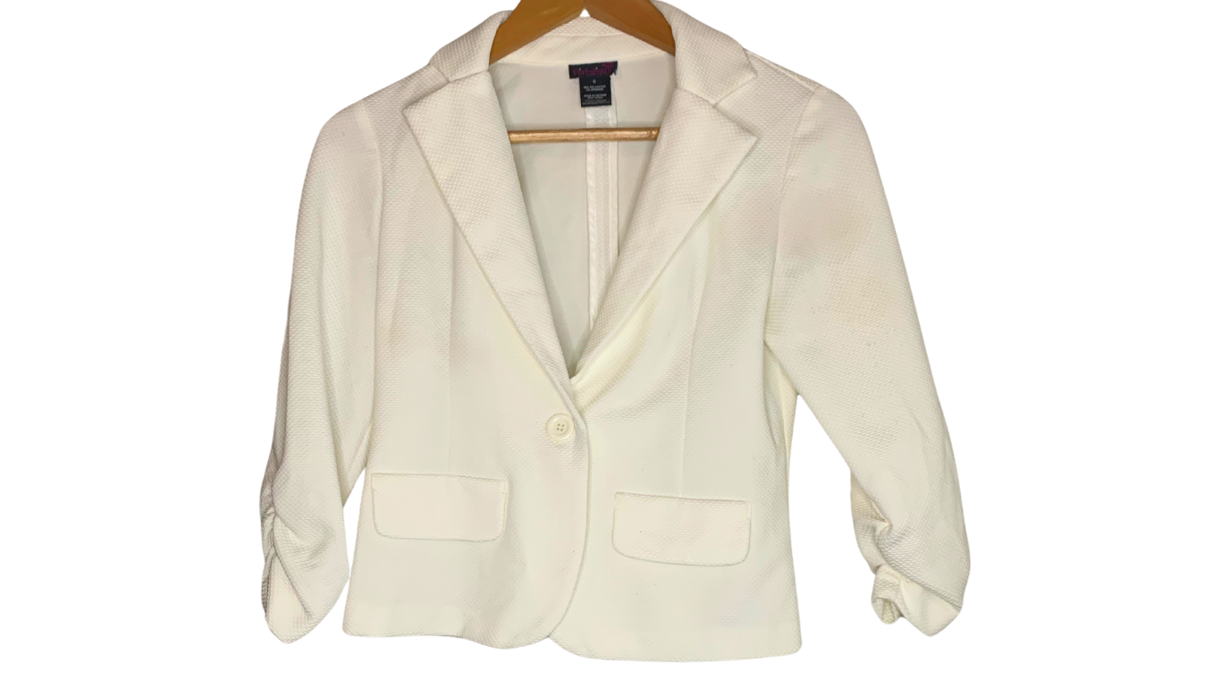 Ivory Tailored Blazer, S