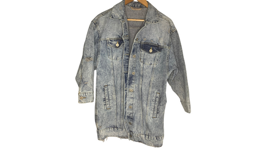 HWY Jean Vintage Wash Denim Jacket, S