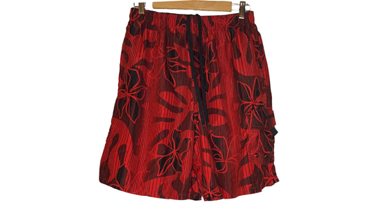 Speedo Tropical Print Swim Trunks, L