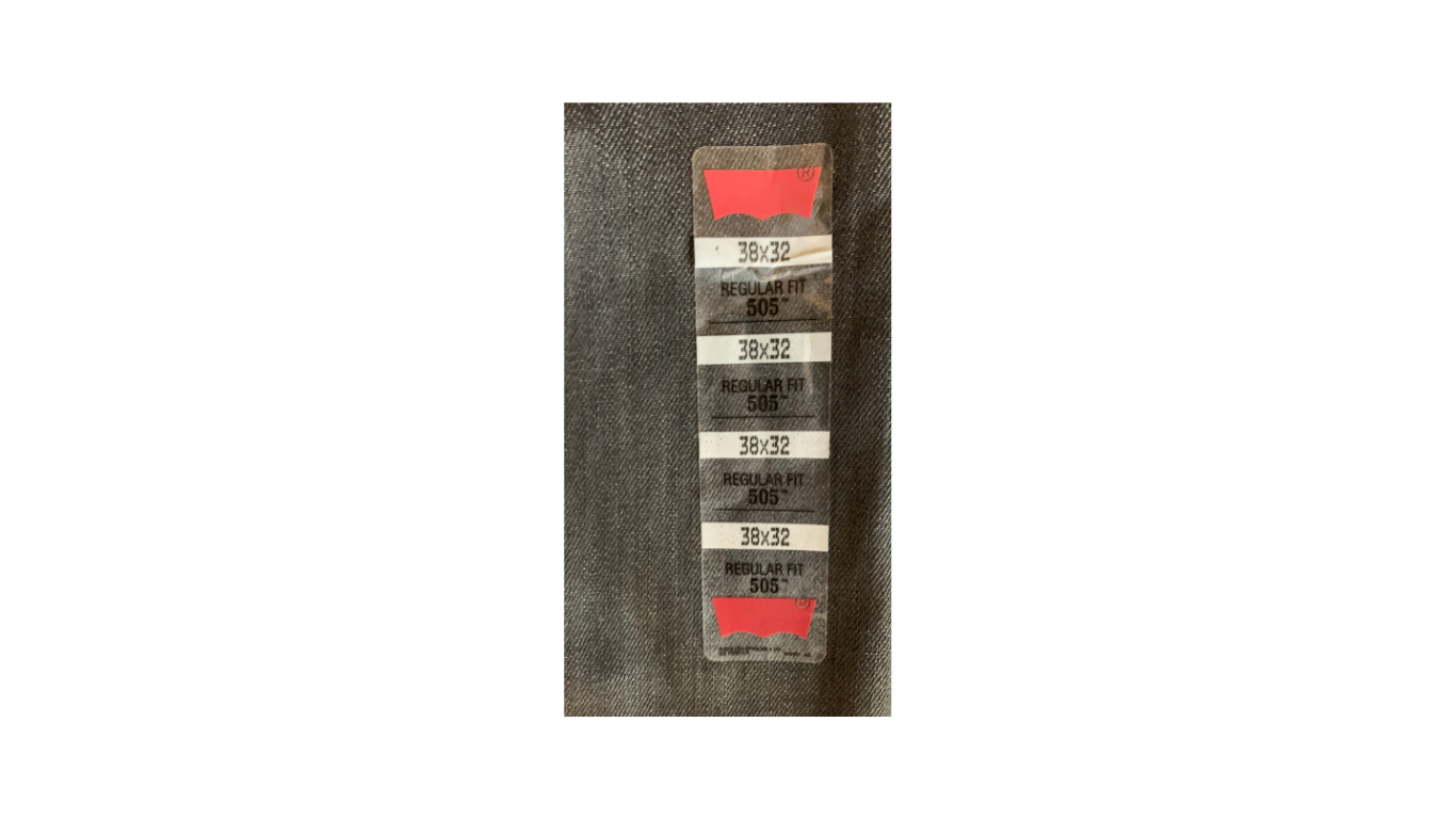 Levi’s Men’s 505 Regular Fit Jeans;  38x32