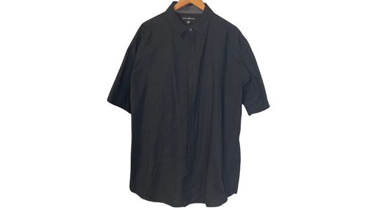 Product Title: Beverly Hills Polo Club Polka Dot Short Sleeve Shirt, 3XL