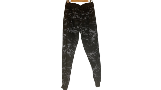 \Marble Print Jogger Sweatpants, XL