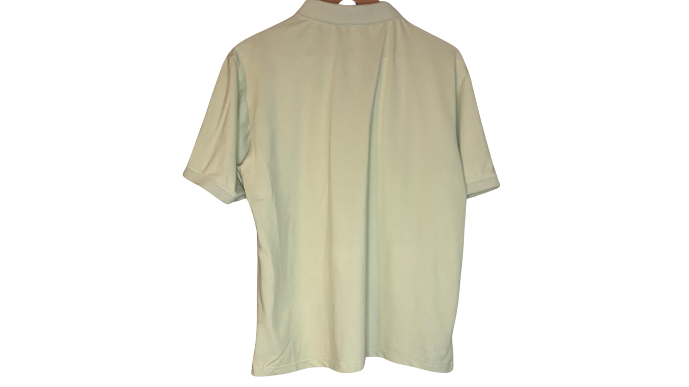 Stretch Cotton Pique Polo Shirt, L