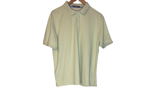 Stretch Cotton Pique Polo Shirt, L