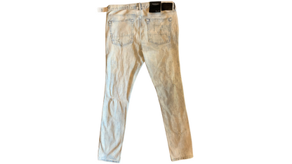Men’s Pacsun Distressed Skinny Jeans, Light Wash; Size 34x32