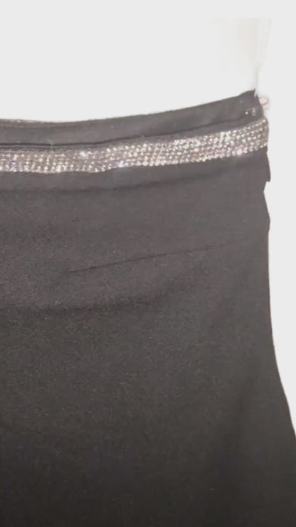 LuLus Glamorous One-Shoulder Black Evening Dress