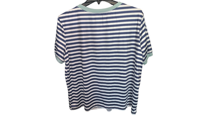 Women’s Striped T-Shirt with Pocket, M