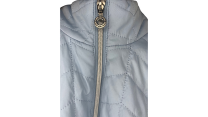 Marc New York Women's Quilted Puffer Vest - Light Blue, Size XL