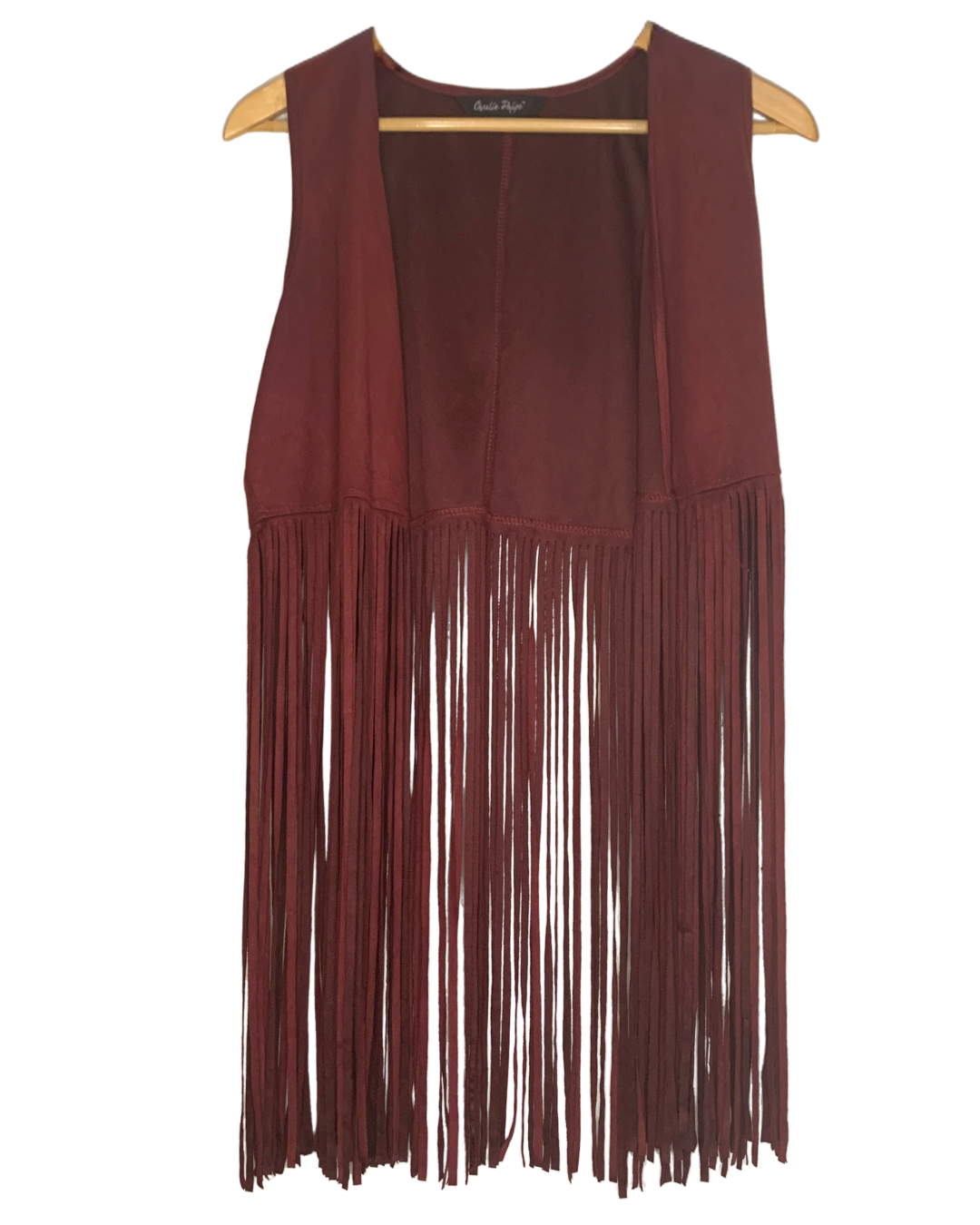 Women’s Bohemian Fringe Vest; M/L