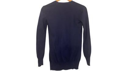 Ralph Lauren Classic Navy Cardigan, XS