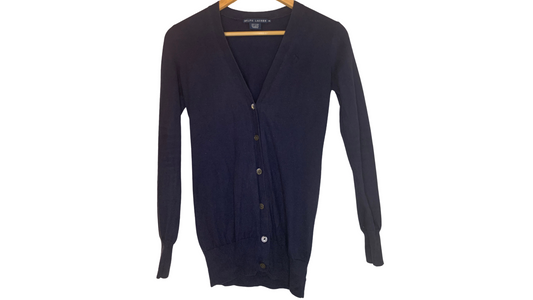 Ralph Lauren Classic Navy Cardigan, XS