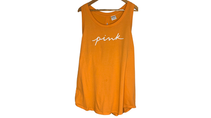 Bold Orange Sleeveless Tank by PINK from Victoria's Secret, 2x